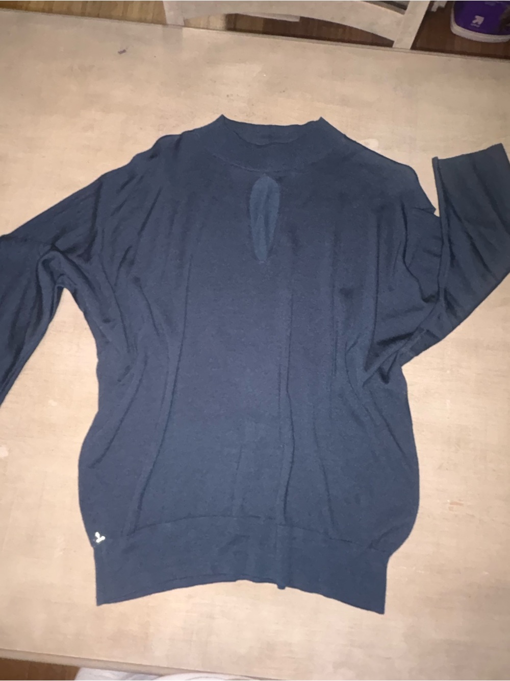 Lafayette 148 New York Men's Navy Crewneck Sweater